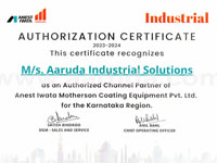 Anest Iwata Authorization Certificate